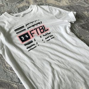 White under armor shirt